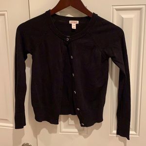Black cardigan, Cat & Jack, Size L (10/12)